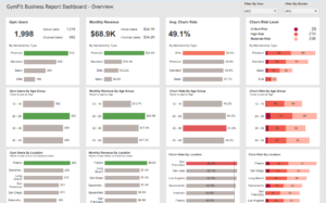 GymFit Business Dashboard