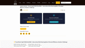 Justice Analyst – March-April 2026 DataDNA – International Maritime Logistics & Terminal Efficiency Analytics Challenge
